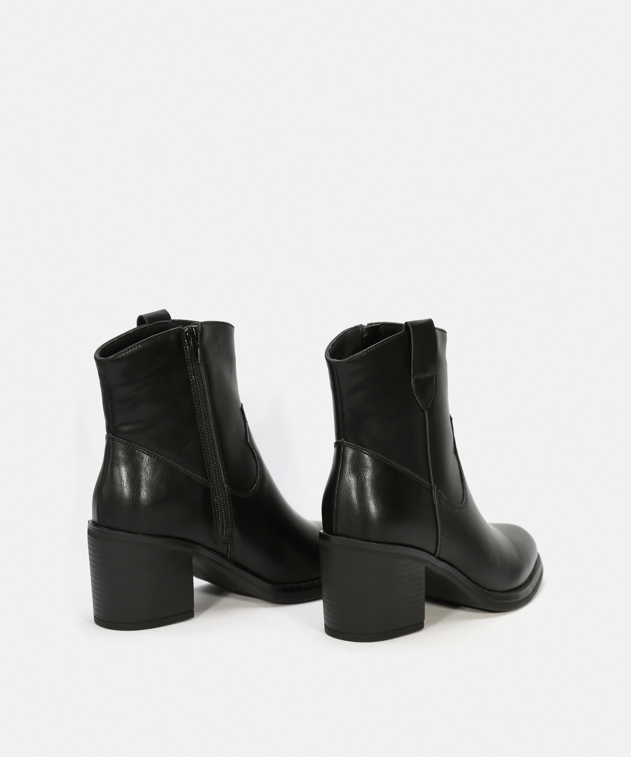 Botines tacón liso image number null